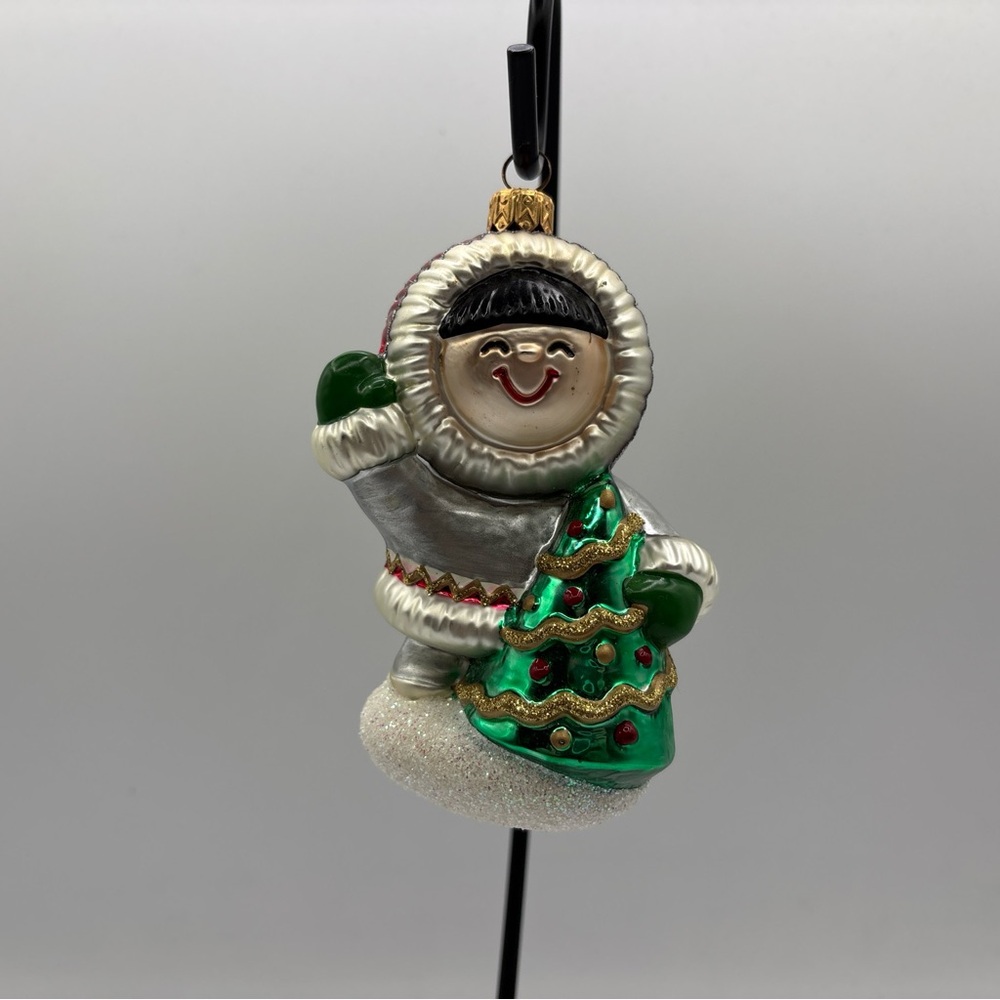 Hallmark‎ Keepsake Ornament 1998 Vintage Crown Reflections Frosty Friends EUC